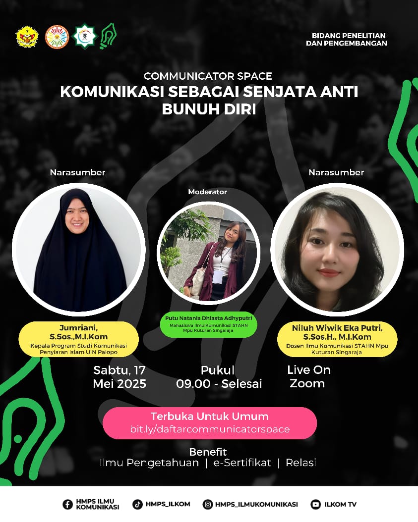 Kolaborasi Dua HMPS Bahas Peran Komunikasi dalam Pencegahan Bunuh Diri di Bali